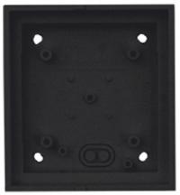 Single on-wall housing, black